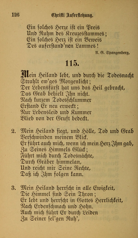 Die Glaubensharfe: Gesangbuch der deutschen Baptisten-Gemeinden. Herausgegeben auf Beschluß der Bundeskonferenz der Deutchen Baptisten-Gemeinden von America page 126