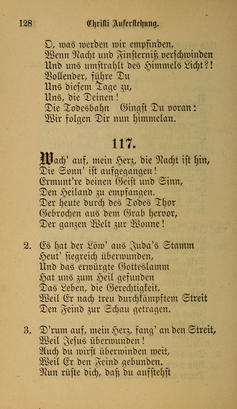 Die Glaubensharfe: Gesangbuch der deutschen Baptisten-Gemeinden. Herausgegeben auf Beschluß der Bundeskonferenz der Deutchen Baptisten-Gemeinden von America page 128