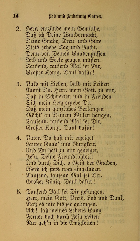 Die Glaubensharfe: Gesangbuch der deutschen Baptisten-Gemeinden. Herausgegeben auf Beschluß der Bundeskonferenz der Deutchen Baptisten-Gemeinden von America page 14