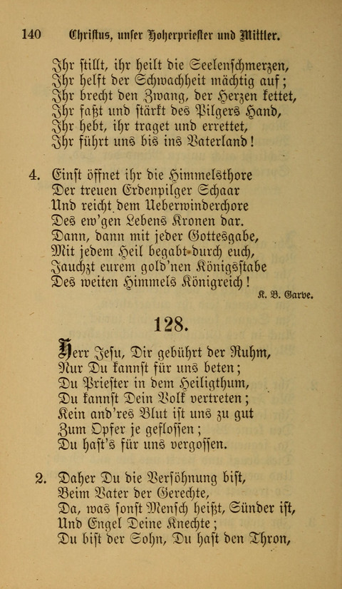 Die Glaubensharfe: Gesangbuch der deutschen Baptisten-Gemeinden. Herausgegeben auf Beschluß der Bundeskonferenz der Deutchen Baptisten-Gemeinden von America page 140