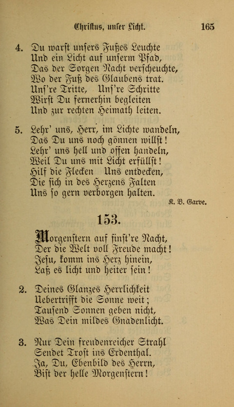 Die Glaubensharfe: Gesangbuch der deutschen Baptisten-Gemeinden. Herausgegeben auf Beschluß der Bundeskonferenz der Deutchen Baptisten-Gemeinden von America page 165