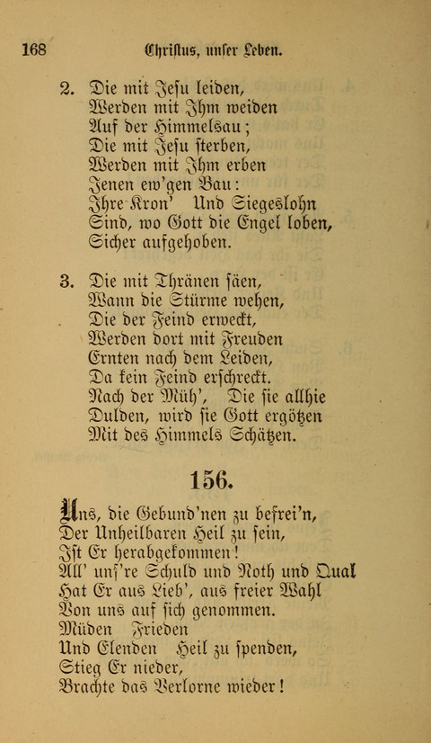 Die Glaubensharfe: Gesangbuch der deutschen Baptisten-Gemeinden. Herausgegeben auf Beschluß der Bundeskonferenz der Deutchen Baptisten-Gemeinden von America page 168