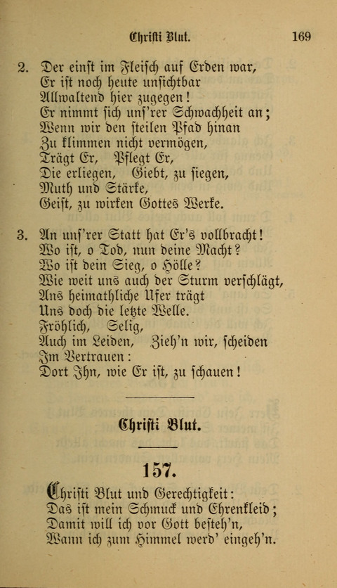 Die Glaubensharfe: Gesangbuch der deutschen Baptisten-Gemeinden. Herausgegeben auf Beschluß der Bundeskonferenz der Deutchen Baptisten-Gemeinden von America page 169