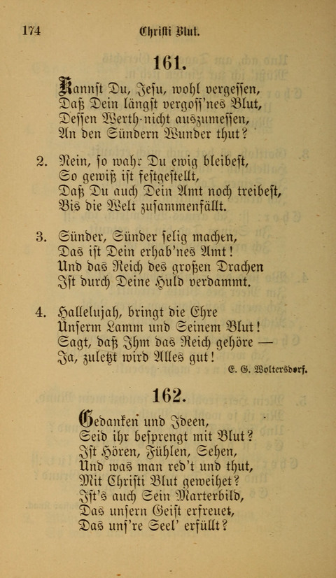 Die Glaubensharfe: Gesangbuch der deutschen Baptisten-Gemeinden. Herausgegeben auf Beschluß der Bundeskonferenz der Deutchen Baptisten-Gemeinden von America page 174