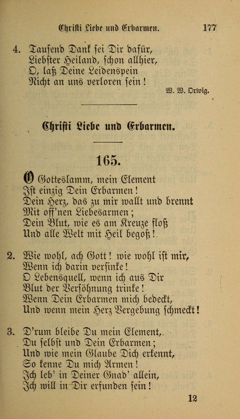 Die Glaubensharfe: Gesangbuch der deutschen Baptisten-Gemeinden. Herausgegeben auf Beschluß der Bundeskonferenz der Deutchen Baptisten-Gemeinden von America page 177