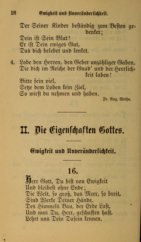 Die Glaubensharfe: Gesangbuch der deutschen Baptisten-Gemeinden. Herausgegeben auf Beschluß der Bundeskonferenz der Deutchen Baptisten-Gemeinden von America page 18