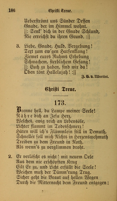 Die Glaubensharfe: Gesangbuch der deutschen Baptisten-Gemeinden. Herausgegeben auf Beschluß der Bundeskonferenz der Deutchen Baptisten-Gemeinden von America page 186