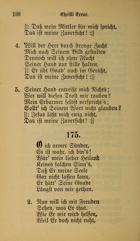 Die Glaubensharfe: Gesangbuch der deutschen Baptisten-Gemeinden. Herausgegeben auf Beschluß der Bundeskonferenz der Deutchen Baptisten-Gemeinden von America page 188