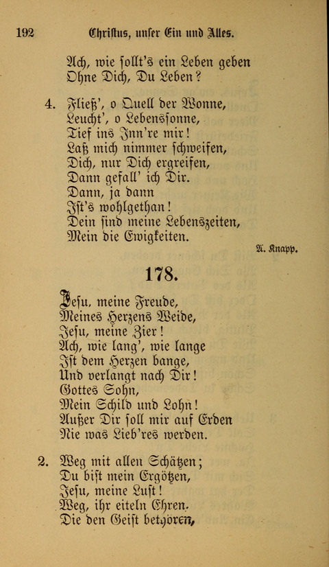 Die Glaubensharfe: Gesangbuch der deutschen Baptisten-Gemeinden. Herausgegeben auf Beschluß der Bundeskonferenz der Deutchen Baptisten-Gemeinden von America page 192