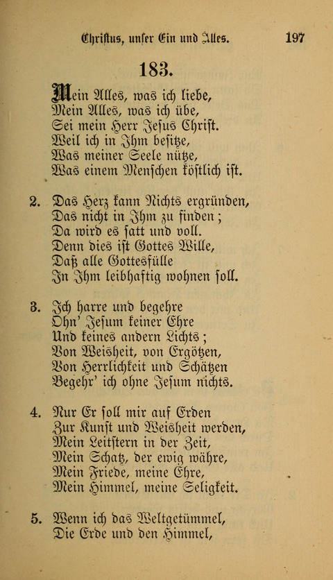 Die Glaubensharfe: Gesangbuch der deutschen Baptisten-Gemeinden. Herausgegeben auf Beschluß der Bundeskonferenz der Deutchen Baptisten-Gemeinden von America page 197