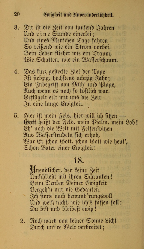 Die Glaubensharfe: Gesangbuch der deutschen Baptisten-Gemeinden. Herausgegeben auf Beschluß der Bundeskonferenz der Deutchen Baptisten-Gemeinden von America page 20