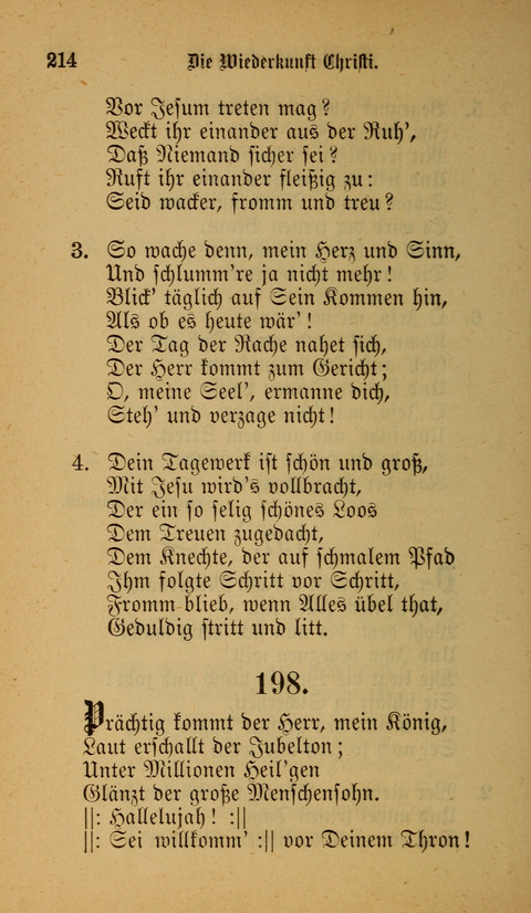 Die Glaubensharfe: Gesangbuch der deutschen Baptisten-Gemeinden. Herausgegeben auf Beschluß der Bundeskonferenz der Deutchen Baptisten-Gemeinden von America page 214