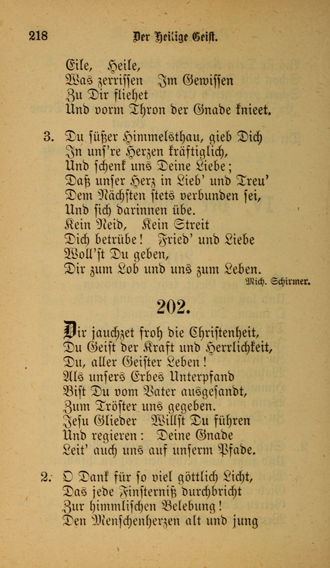 Die Glaubensharfe: Gesangbuch der deutschen Baptisten-Gemeinden. Herausgegeben auf Beschluß der Bundeskonferenz der Deutchen Baptisten-Gemeinden von America page 218