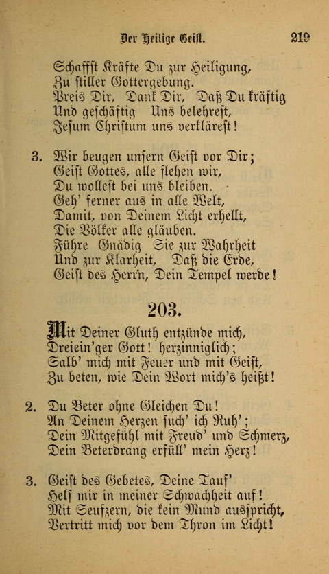 Die Glaubensharfe: Gesangbuch der deutschen Baptisten-Gemeinden. Herausgegeben auf Beschluß der Bundeskonferenz der Deutchen Baptisten-Gemeinden von America page 219