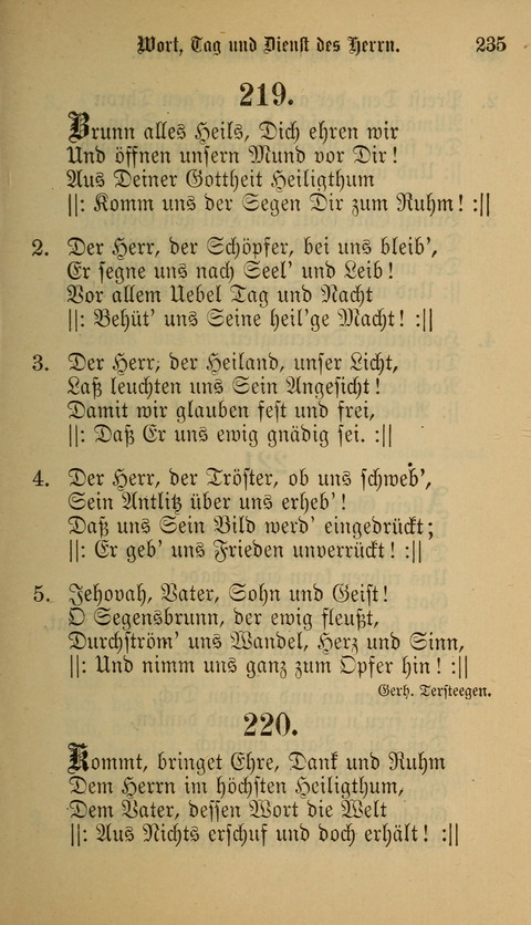 Die Glaubensharfe: Gesangbuch der deutschen Baptisten-Gemeinden. Herausgegeben auf Beschluß der Bundeskonferenz der Deutchen Baptisten-Gemeinden von America page 235