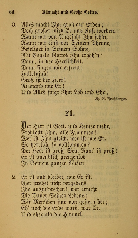 Die Glaubensharfe: Gesangbuch der deutschen Baptisten-Gemeinden. Herausgegeben auf Beschluß der Bundeskonferenz der Deutchen Baptisten-Gemeinden von America page 24