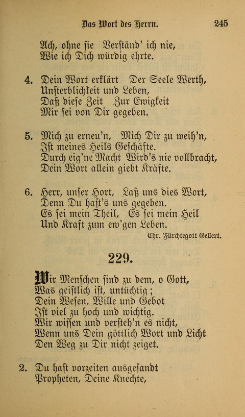 Die Glaubensharfe: Gesangbuch der deutschen Baptisten-Gemeinden. Herausgegeben auf Beschluß der Bundeskonferenz der Deutchen Baptisten-Gemeinden von America page 245