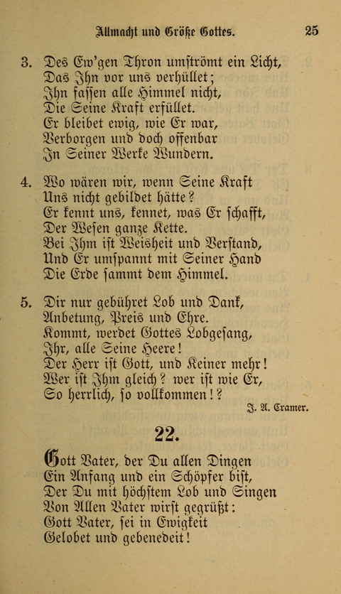 Die Glaubensharfe: Gesangbuch der deutschen Baptisten-Gemeinden. Herausgegeben auf Beschluß der Bundeskonferenz der Deutchen Baptisten-Gemeinden von America page 25