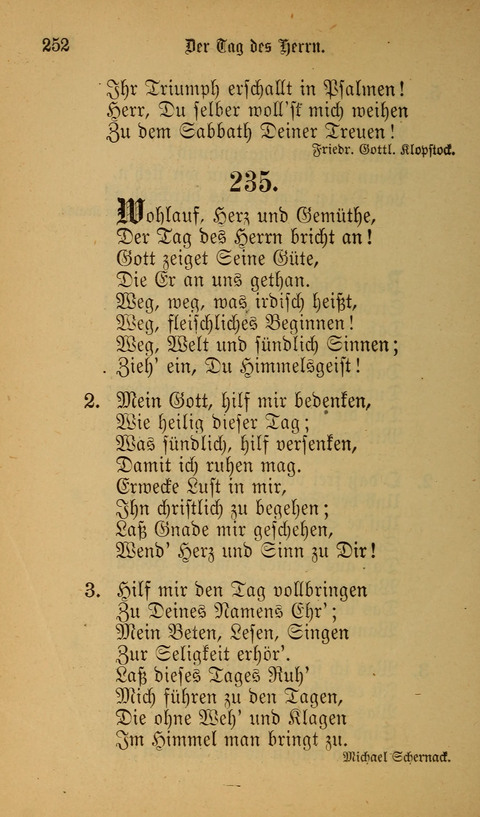 Die Glaubensharfe: Gesangbuch der deutschen Baptisten-Gemeinden. Herausgegeben auf Beschluß der Bundeskonferenz der Deutchen Baptisten-Gemeinden von America page 252