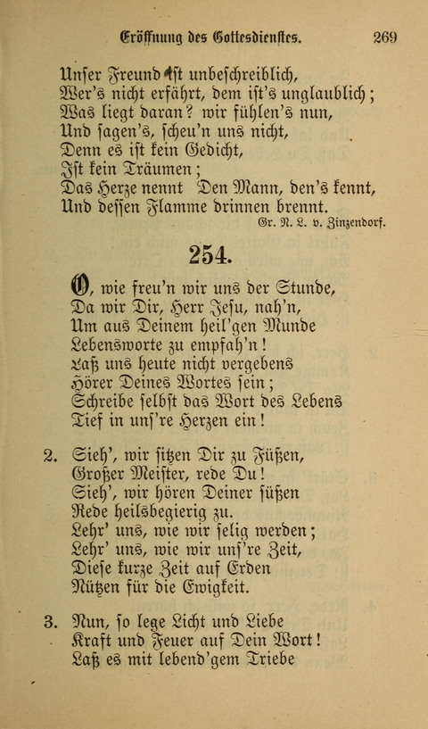 Die Glaubensharfe: Gesangbuch der deutschen Baptisten-Gemeinden. Herausgegeben auf Beschluß der Bundeskonferenz der Deutchen Baptisten-Gemeinden von America page 269