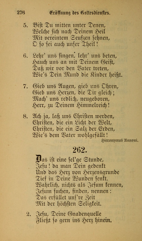 Die Glaubensharfe: Gesangbuch der deutschen Baptisten-Gemeinden. Herausgegeben auf Beschluß der Bundeskonferenz der Deutchen Baptisten-Gemeinden von America page 276