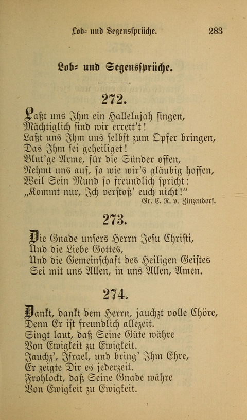 Die Glaubensharfe: Gesangbuch der deutschen Baptisten-Gemeinden. Herausgegeben auf Beschluß der Bundeskonferenz der Deutchen Baptisten-Gemeinden von America page 283