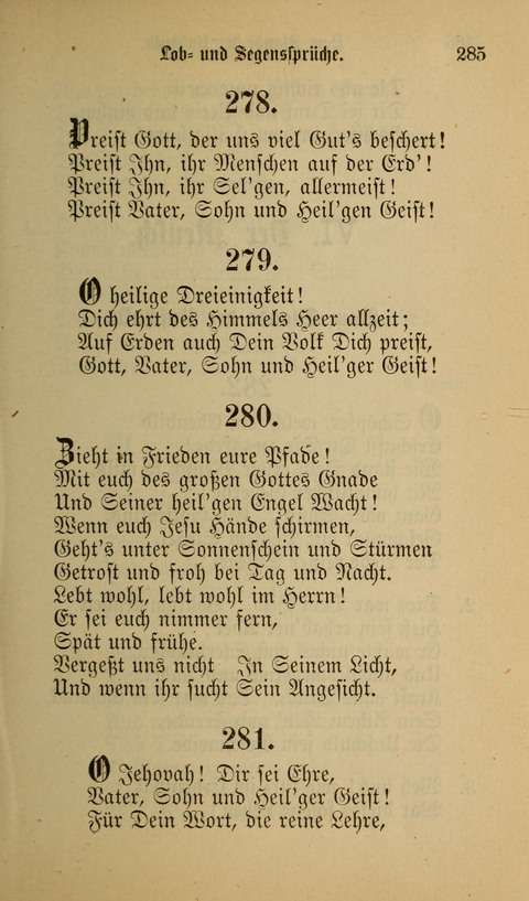 Die Glaubensharfe: Gesangbuch der deutschen Baptisten-Gemeinden. Herausgegeben auf Beschluß der Bundeskonferenz der Deutchen Baptisten-Gemeinden von America page 285