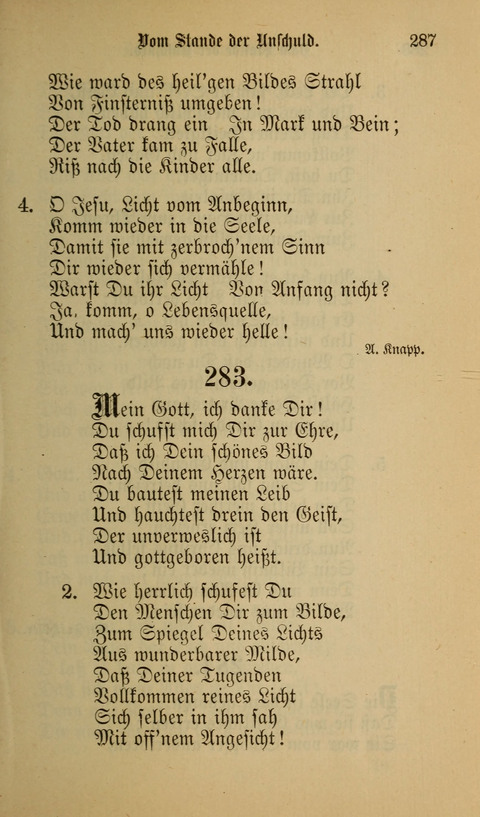 Die Glaubensharfe: Gesangbuch der deutschen Baptisten-Gemeinden. Herausgegeben auf Beschluß der Bundeskonferenz der Deutchen Baptisten-Gemeinden von America page 287