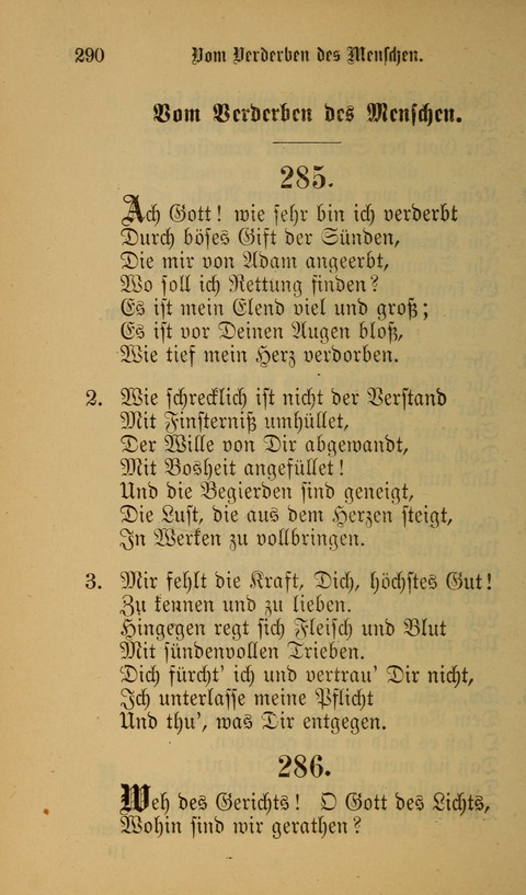 Die Glaubensharfe: Gesangbuch der deutschen Baptisten-Gemeinden. Herausgegeben auf Beschluß der Bundeskonferenz der Deutchen Baptisten-Gemeinden von America page 290