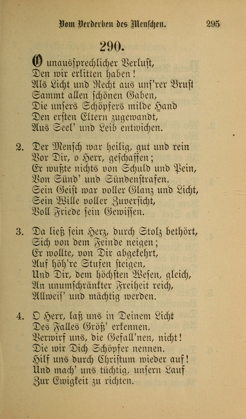 Die Glaubensharfe: Gesangbuch der deutschen Baptisten-Gemeinden. Herausgegeben auf Beschluß der Bundeskonferenz der Deutchen Baptisten-Gemeinden von America page 295