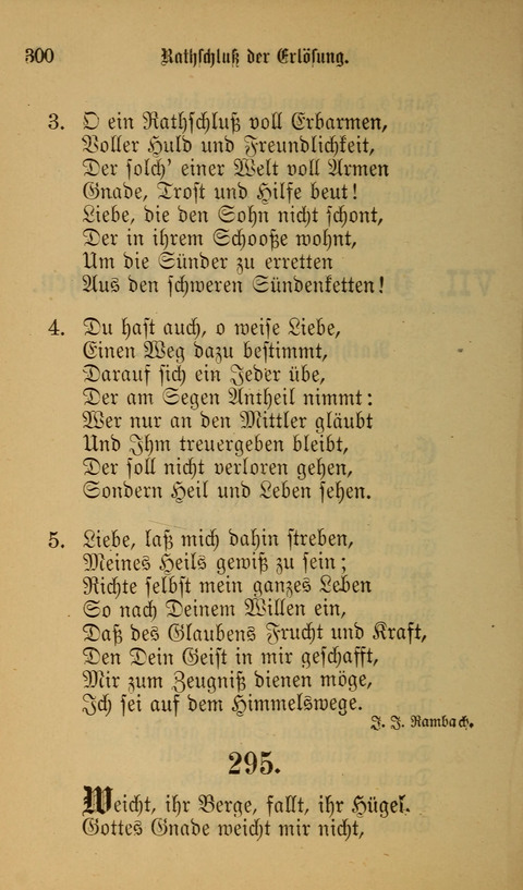 Die Glaubensharfe: Gesangbuch der deutschen Baptisten-Gemeinden. Herausgegeben auf Beschluß der Bundeskonferenz der Deutchen Baptisten-Gemeinden von America page 300