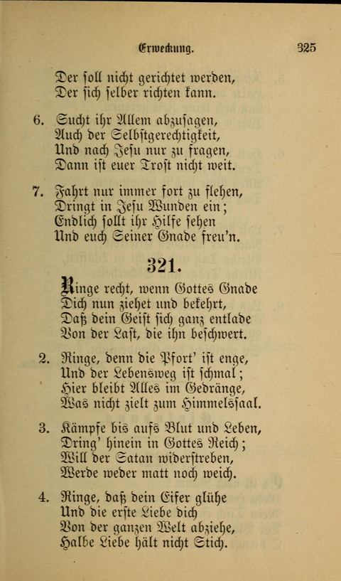 Die Glaubensharfe: Gesangbuch der deutschen Baptisten-Gemeinden. Herausgegeben auf Beschluß der Bundeskonferenz der Deutchen Baptisten-Gemeinden von America page 325