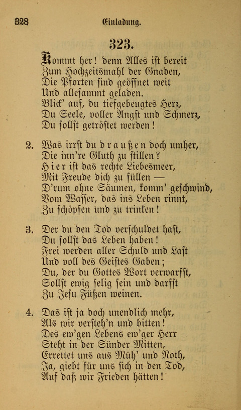 Die Glaubensharfe: Gesangbuch der deutschen Baptisten-Gemeinden. Herausgegeben auf Beschluß der Bundeskonferenz der Deutchen Baptisten-Gemeinden von America page 328