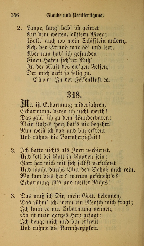 Die Glaubensharfe: Gesangbuch der deutschen Baptisten-Gemeinden. Herausgegeben auf Beschluß der Bundeskonferenz der Deutchen Baptisten-Gemeinden von America page 356