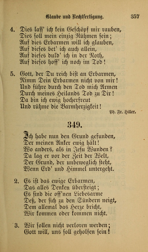 Die Glaubensharfe: Gesangbuch der deutschen Baptisten-Gemeinden. Herausgegeben auf Beschluß der Bundeskonferenz der Deutchen Baptisten-Gemeinden von America page 357