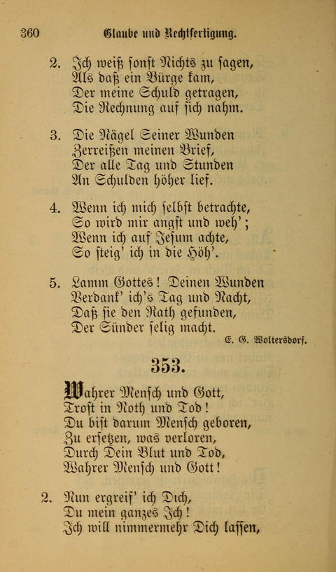 Die Glaubensharfe: Gesangbuch der deutschen Baptisten-Gemeinden. Herausgegeben auf Beschluß der Bundeskonferenz der Deutchen Baptisten-Gemeinden von America page 360