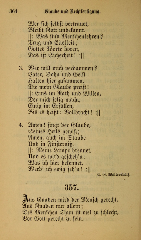 Die Glaubensharfe: Gesangbuch der deutschen Baptisten-Gemeinden. Herausgegeben auf Beschluß der Bundeskonferenz der Deutchen Baptisten-Gemeinden von America page 364