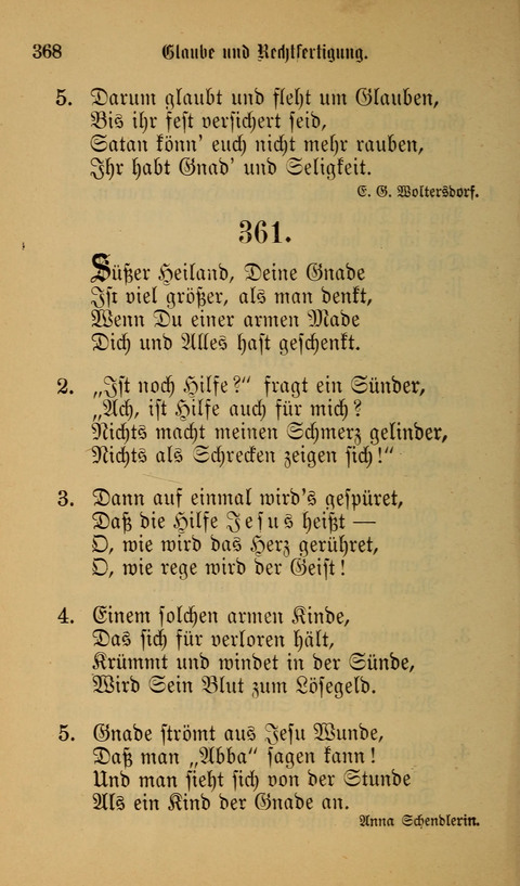 Die Glaubensharfe: Gesangbuch der deutschen Baptisten-Gemeinden. Herausgegeben auf Beschluß der Bundeskonferenz der Deutchen Baptisten-Gemeinden von America page 368