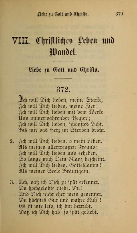 Die Glaubensharfe: Gesangbuch der deutschen Baptisten-Gemeinden. Herausgegeben auf Beschluß der Bundeskonferenz der Deutchen Baptisten-Gemeinden von America page 379