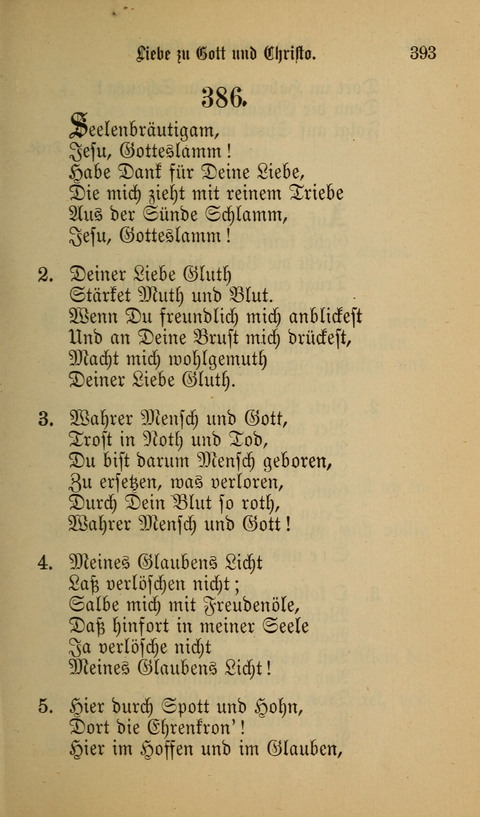 Die Glaubensharfe: Gesangbuch der deutschen Baptisten-Gemeinden. Herausgegeben auf Beschluß der Bundeskonferenz der Deutchen Baptisten-Gemeinden von America page 393