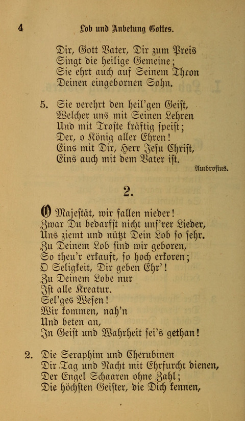 Die Glaubensharfe: Gesangbuch der deutschen Baptisten-Gemeinden. Herausgegeben auf Beschluß der Bundeskonferenz der Deutchen Baptisten-Gemeinden von America page 4