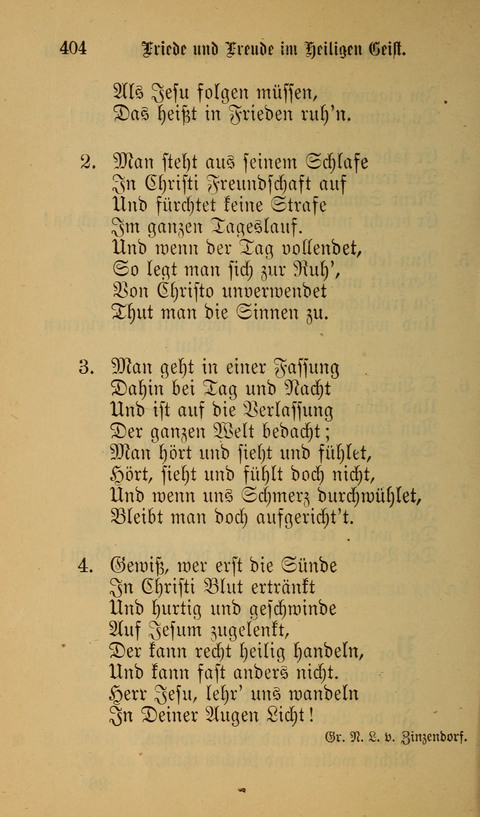 Die Glaubensharfe: Gesangbuch der deutschen Baptisten-Gemeinden. Herausgegeben auf Beschluß der Bundeskonferenz der Deutchen Baptisten-Gemeinden von America page 404