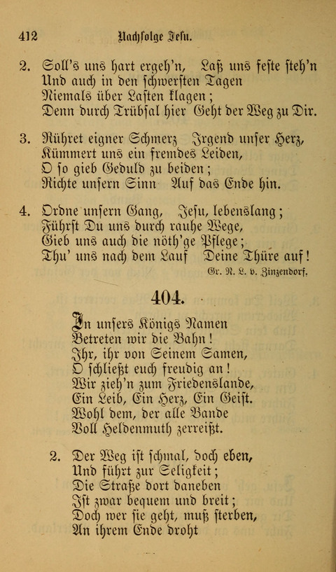 Die Glaubensharfe: Gesangbuch der deutschen Baptisten-Gemeinden. Herausgegeben auf Beschluß der Bundeskonferenz der Deutchen Baptisten-Gemeinden von America page 412