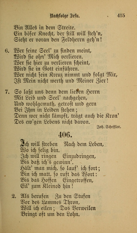 Die Glaubensharfe: Gesangbuch der deutschen Baptisten-Gemeinden. Herausgegeben auf Beschluß der Bundeskonferenz der Deutchen Baptisten-Gemeinden von America page 415