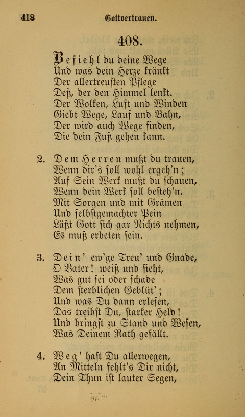 Die Glaubensharfe: Gesangbuch der deutschen Baptisten-Gemeinden. Herausgegeben auf Beschluß der Bundeskonferenz der Deutchen Baptisten-Gemeinden von America page 418