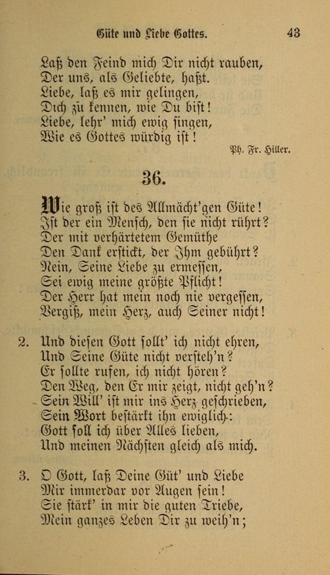 Die Glaubensharfe: Gesangbuch der deutschen Baptisten-Gemeinden. Herausgegeben auf Beschluß der Bundeskonferenz der Deutchen Baptisten-Gemeinden von America page 43