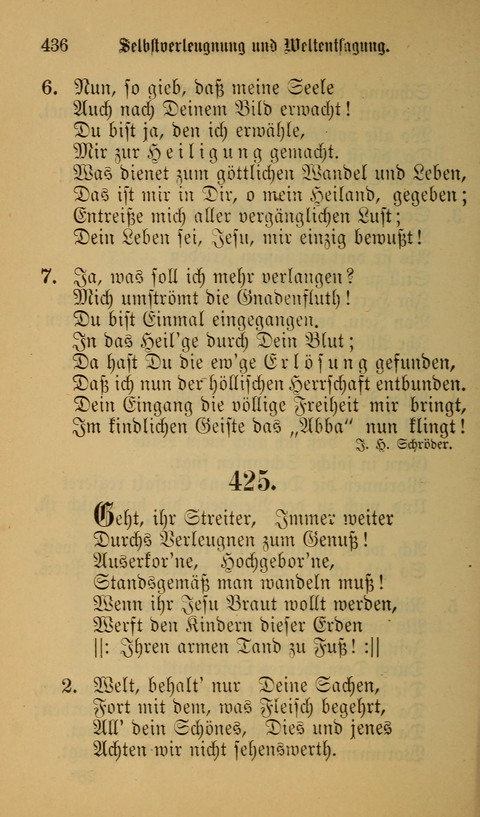 Die Glaubensharfe: Gesangbuch der deutschen Baptisten-Gemeinden. Herausgegeben auf Beschluß der Bundeskonferenz der Deutchen Baptisten-Gemeinden von America page 436