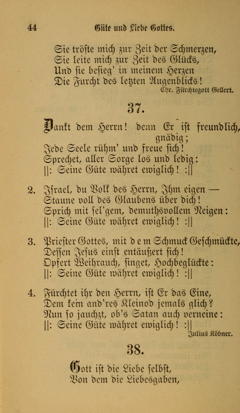 Die Glaubensharfe: Gesangbuch der deutschen Baptisten-Gemeinden. Herausgegeben auf Beschluß der Bundeskonferenz der Deutchen Baptisten-Gemeinden von America page 44