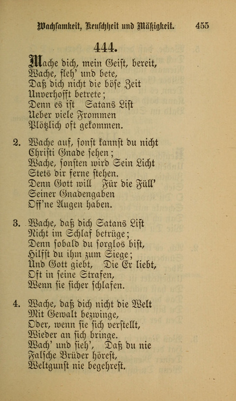 Die Glaubensharfe: Gesangbuch der deutschen Baptisten-Gemeinden. Herausgegeben auf Beschluß der Bundeskonferenz der Deutchen Baptisten-Gemeinden von America page 455