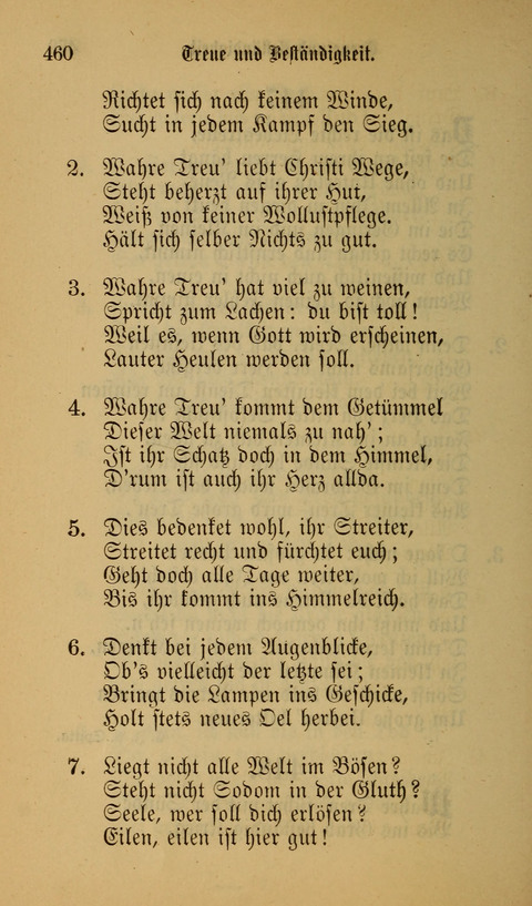 Die Glaubensharfe: Gesangbuch der deutschen Baptisten-Gemeinden. Herausgegeben auf Beschluß der Bundeskonferenz der Deutchen Baptisten-Gemeinden von America page 460